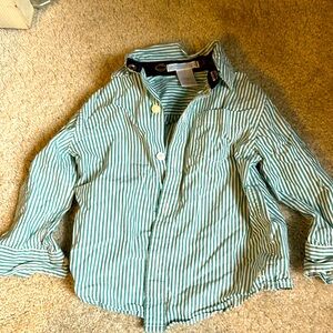 Janie and jack Very cute green button down
